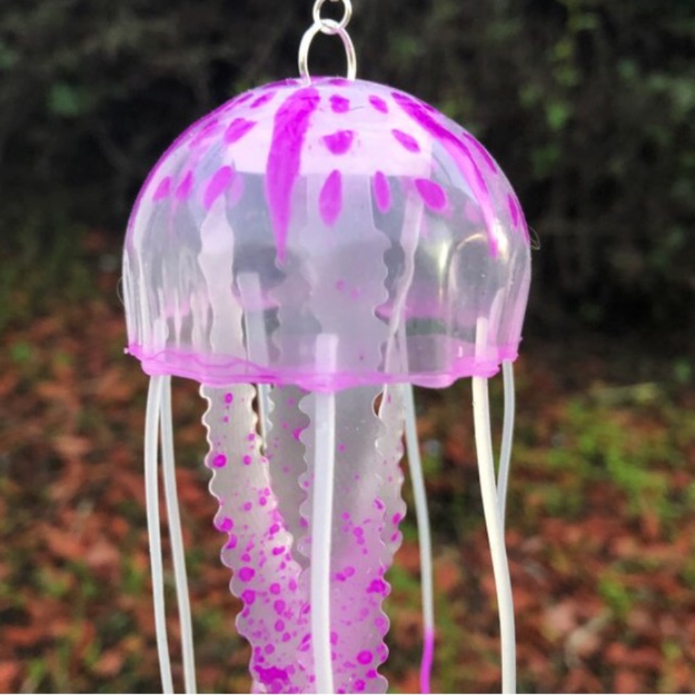 Jellyfish earrings rave festival jewelry edc ocean - Picture 6 of 8